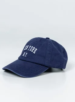 Princess Polly New York Dad Cap  Blue Shop