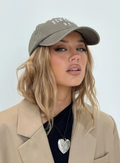 Princess Polly New York Dad Cap Grey New