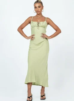 Princess Polly Nicoleta Midi Dress Green Best