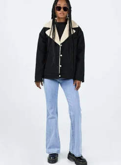 Princess Polly Nika Jacket  Black Best
