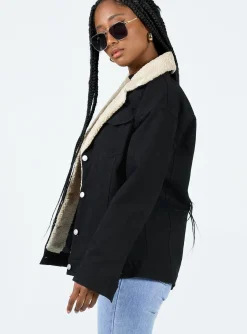 Princess Polly Nika Jacket  Black Best