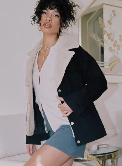 Princess Polly Nika Jacket  Black Best