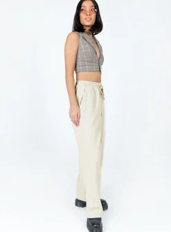 Princess Polly Nikita Cord Pant  Cream Store