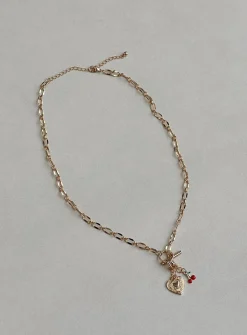 Princess Polly Nima Necklace Gold Flash Sale
