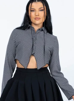 Princess Polly Nina Long Sleeve Top  Black Online