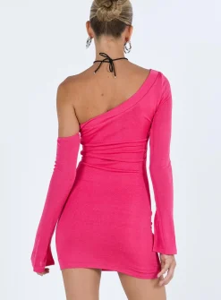 Princess Polly Nirranda One Shoulder Mini Dress  Pink Best