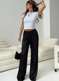 Princess Polly Nixie Pants  Black Fashion