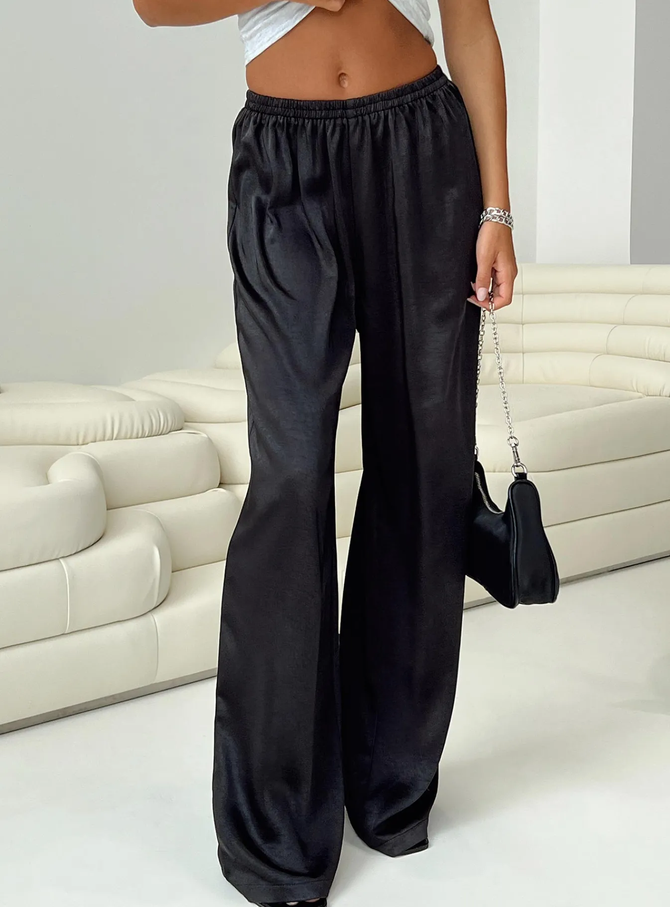 Princess Polly Nixie Pants Black Fashion
