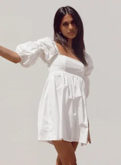Princess Polly Noha Mini Dress  White Cheap