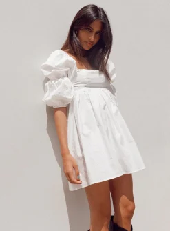 Princess Polly Noha Mini Dress  White Cheap