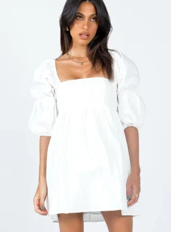 Princess Polly Noha Mini Dress  White Cheap