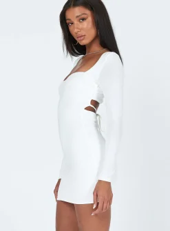 Princess Polly Nolan Mini Dress  White Best
