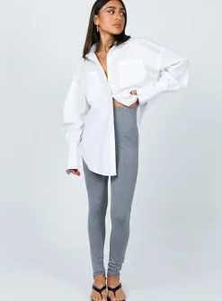 Princess Polly Nolen Leggings  Grey Online
