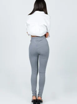 Princess Polly Nolen Leggings  Grey Online