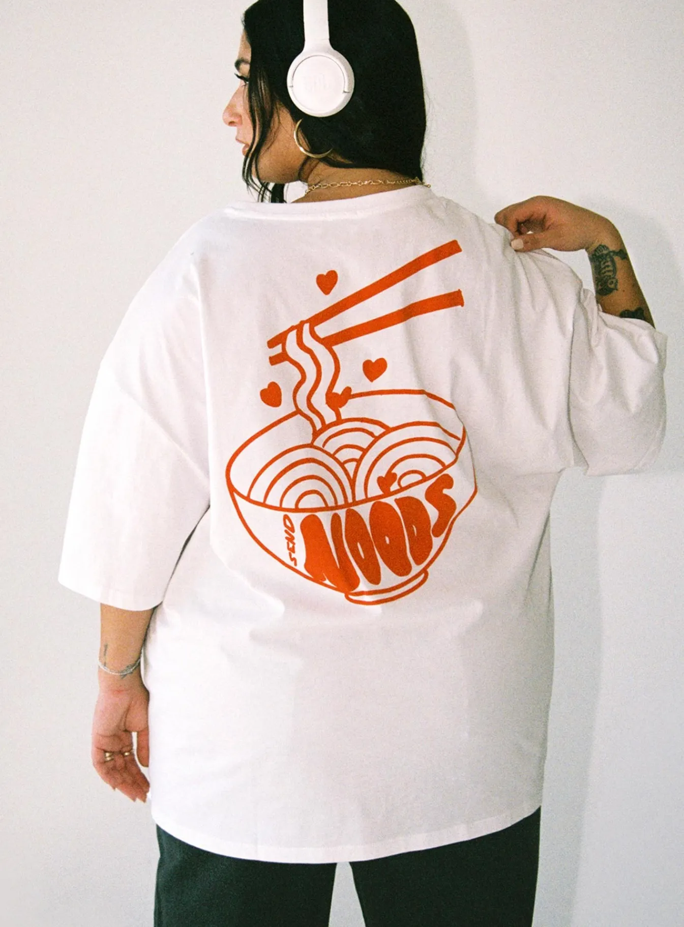 Princess Polly Noods Oversized Teecurve White Cheap