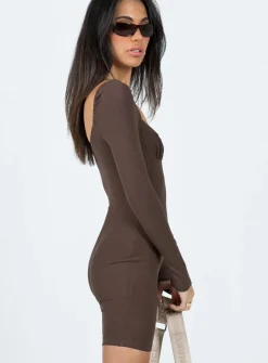 Princess Polly Norah Romper Brown Sale