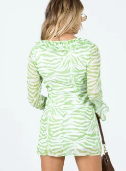 Princess Polly Nostalgia Mini Dress  Green Best