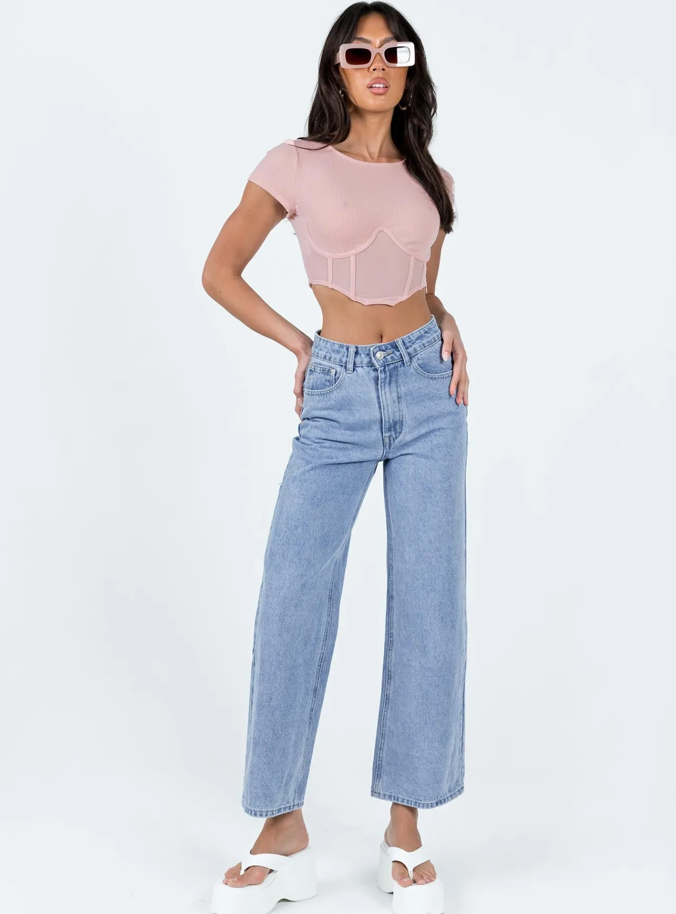 Princess Polly Not Your Baby Corset Pink Best