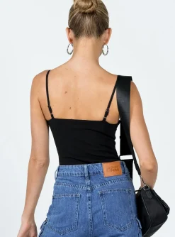 Princess Polly Oakland Bodysuit  Black Fashion