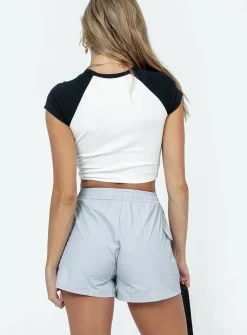 Princess Polly Off Duty Cargo Shorts  Grey Cheap