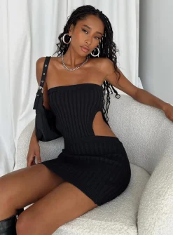 Princess Polly Olia Mini Dress  Black Shop