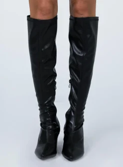 Princess Polly Olsen Boots  Black Best Sale