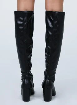 Princess Polly Olsen Boots  Black Best Sale