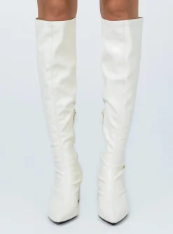 Princess Polly Olsen Boots White Shop