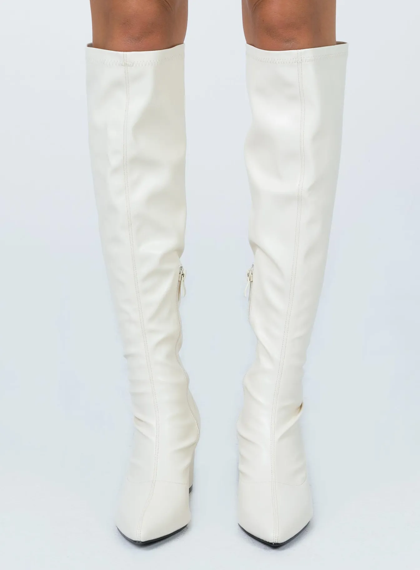 Princess Polly Olsen Boots White Shop
