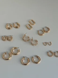 Princess Polly One For All Hoop Pack  Gold Clearance