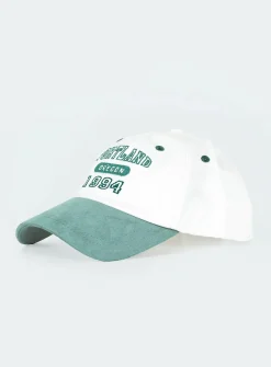 Princess Polly Oregon Cap  White / Green Sale