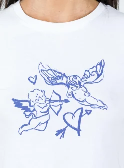 Princess Polly Organic Angels 222 Tee  Ivory Best Sale