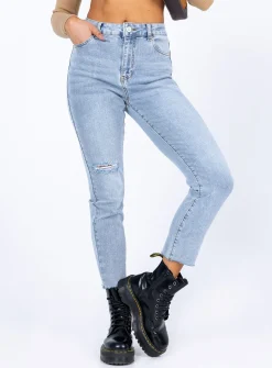 Princess Polly Organic Nelson Skinnyjeans   Denim Clearance