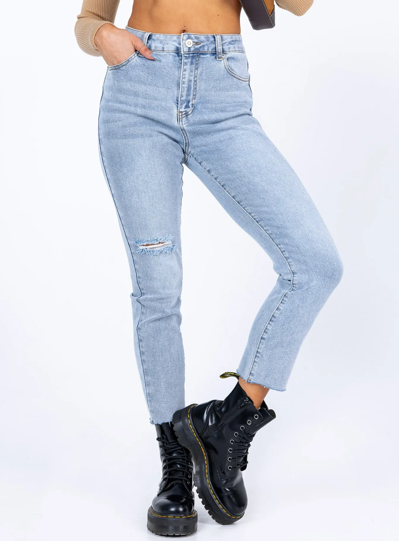 Princess Polly Organic Nelson Skinnyjeans Denim Clearance