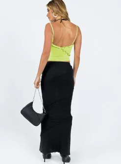Princess Polly Oscar Maxi Skirt Black Best Sale