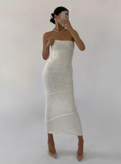 Princess Polly Oscar Midi Dress  White Sale