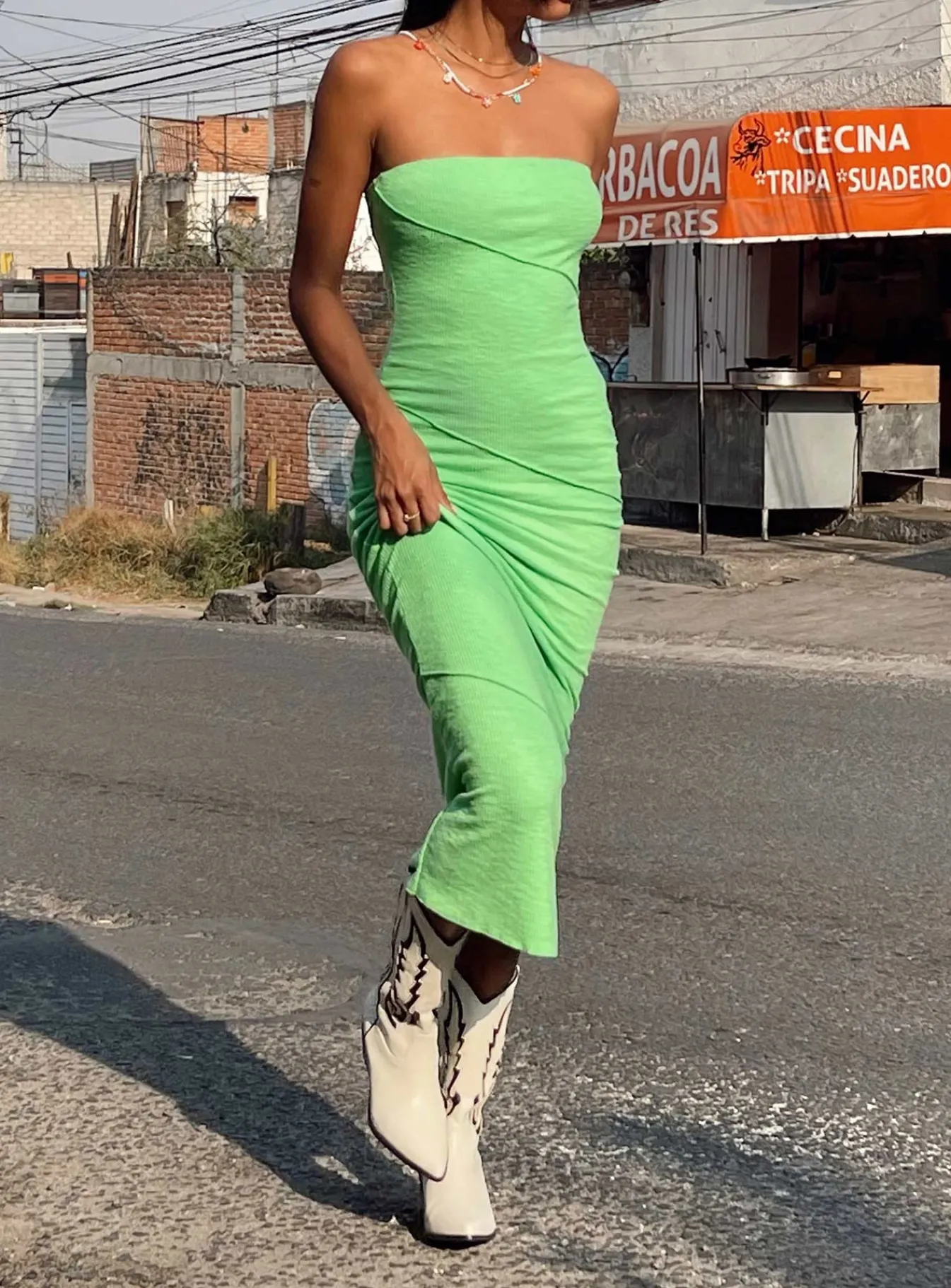 Princess Polly Oscar Midi Dress Green Best Sale