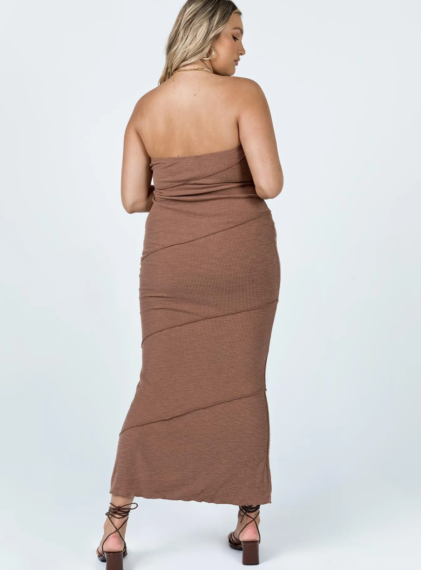 Princess Polly Oscar Midi Dress Brown Store