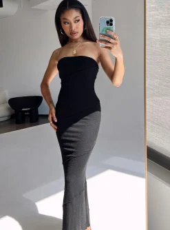 Princess Polly Oscar Midi Dress  Black Flash Sale