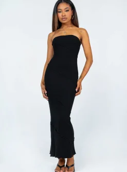 Princess Polly Oscar Midi Dress  Black Flash Sale