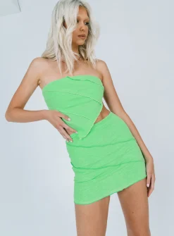 Princess Polly Oscar Mini Skirt  Green Online