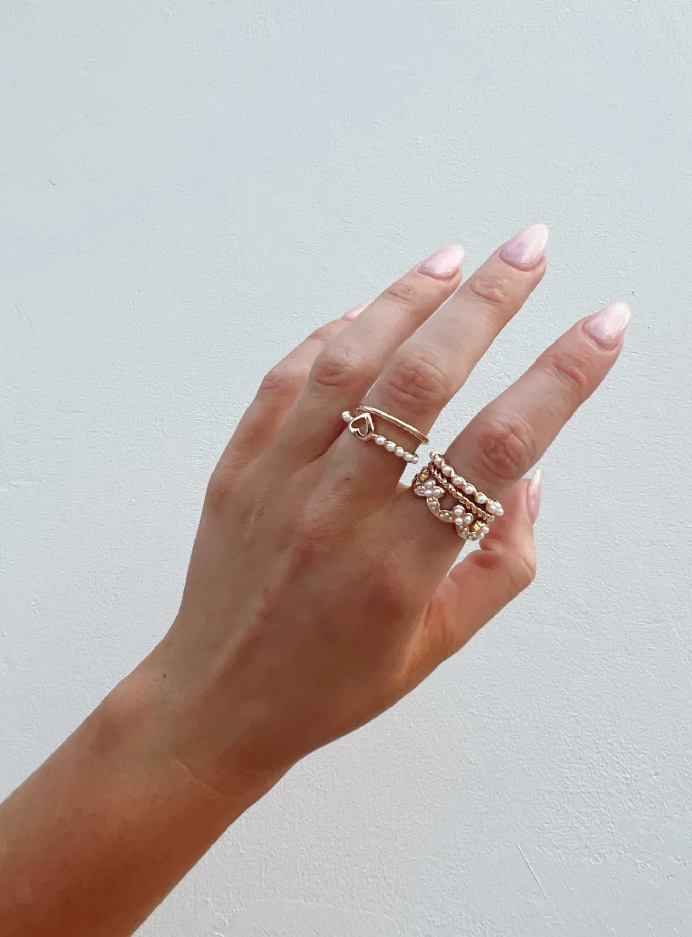 Princess Polly Osmond Ring Pack Gold Shop