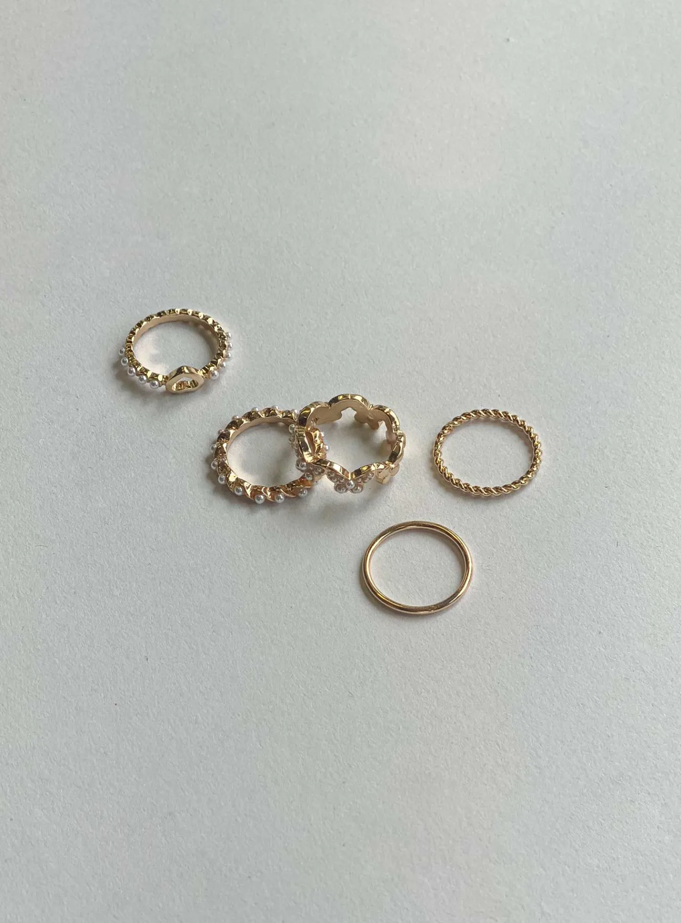 Princess Polly Osmond Ring Pack Gold Shop