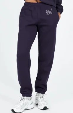 Princess Polly Out Of Office Tracksuit Pants  Navy Cheap