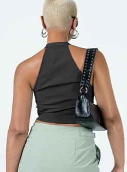 Princess Polly Outrigger Parachute Top  Slate Best