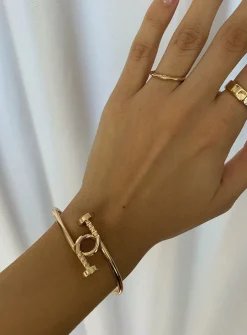 Princess Polly Owen Bangle   Gold Discount