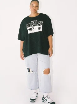 Princess Polly Oxford Mom Jeans Mid Washcurve   Denim Store
