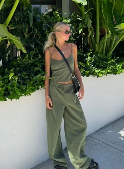 Princess Polly Paigey Set  Khaki Flash Sale