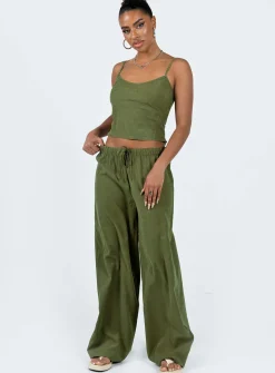 Princess Polly Paigey Set  Khaki Flash Sale