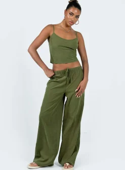 Princess Polly Paigey Set  Khaki Flash Sale